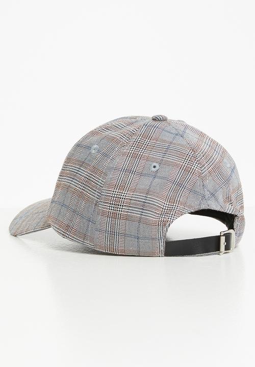 POLO - Mens alan check peak - multi