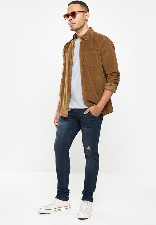 SOVIET - Ramirez fashion skinny denim - blue