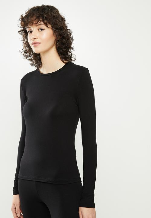 Superbalist - Slim fit sleep set - black