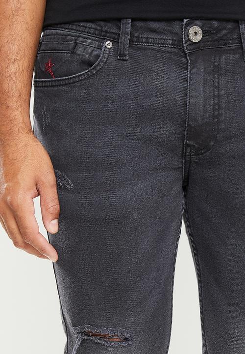SOVIET - Mclaren basic denim - black