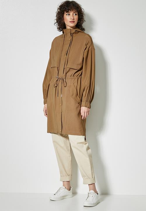 Superbalist - Light weight parka - tobacco