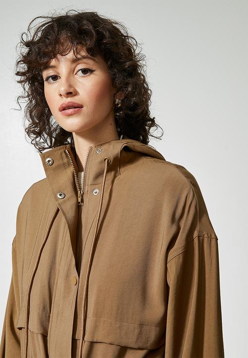 Superbalist - Light weight parka - tobacco