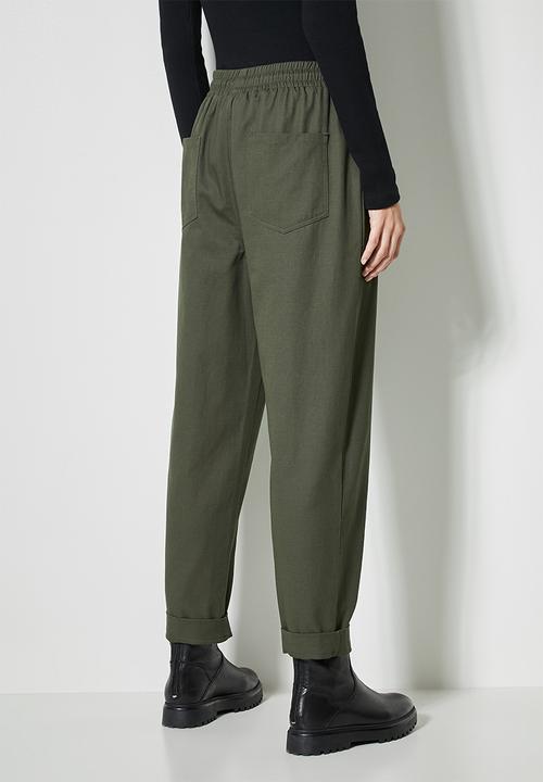 Superbalist - Elasticated trouser - khaki