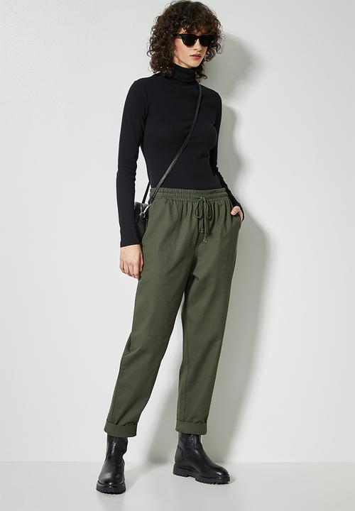 Superbalist - Elasticated trouser - khaki