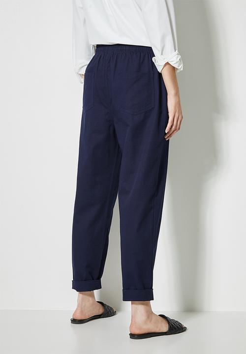 Superbalist - Elasticated trouser - navy
