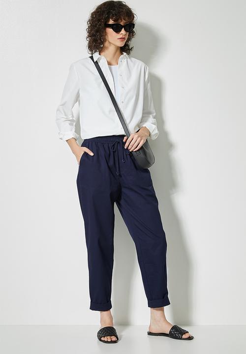 Superbalist - Elasticated trouser - navy