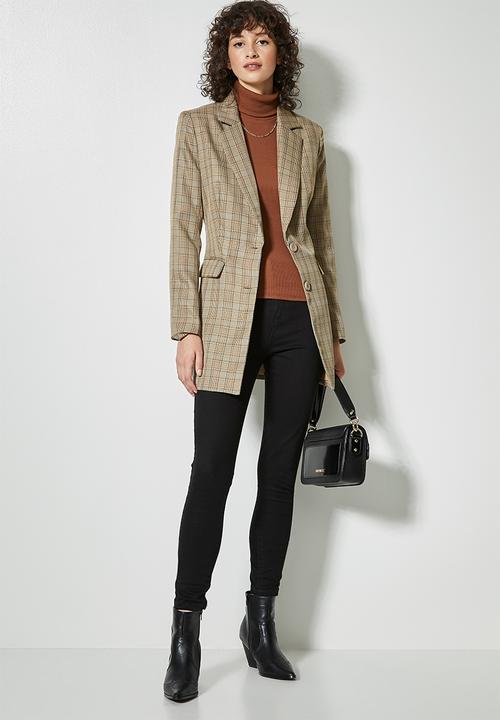 Superbalist - Longer length blazer - brown
