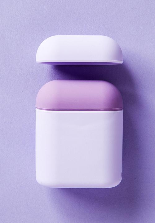 Typo - Ear bud sleeve - pale lilac & lilac