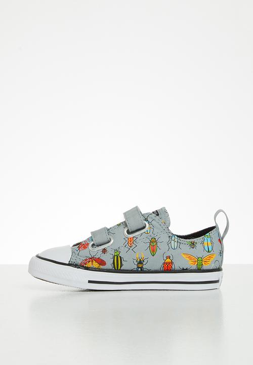Converse - Chuck Taylor all star 2v bugged out ox - ash stone/black/bright poppy