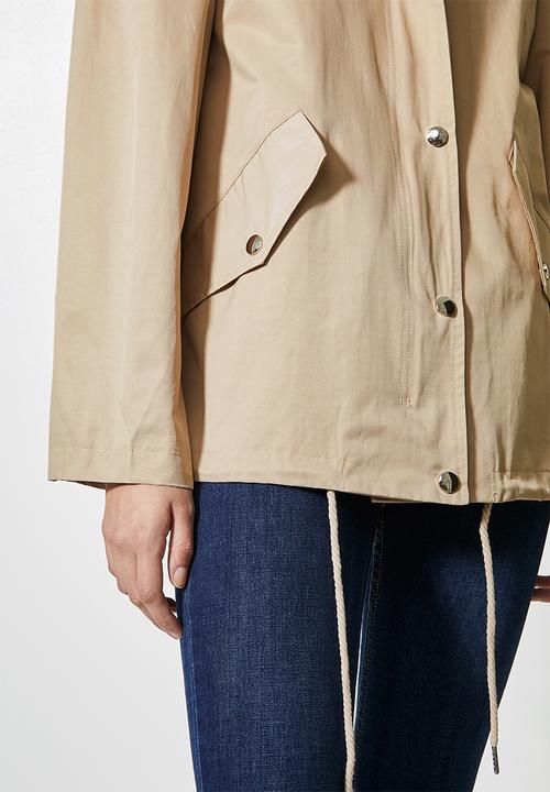 Superbalist - Hooded parka - stone