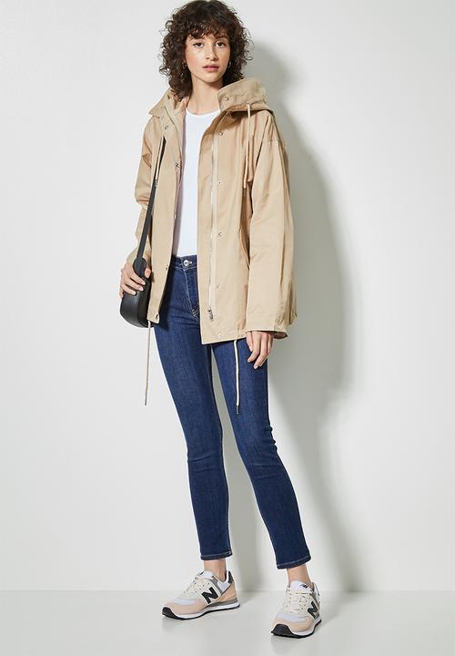 Superbalist - Hooded parka - stone