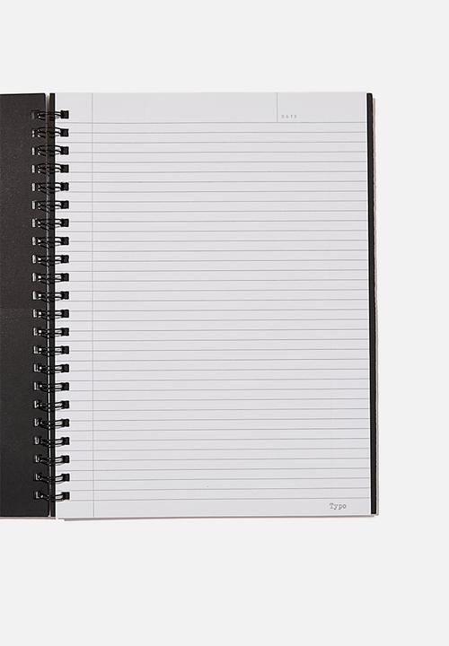Typo - A4 campus notebook recycled - meadow daisy ditsy self love