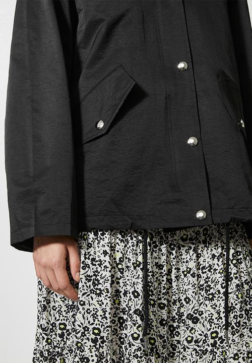 Superbalist - Hooded parka - black