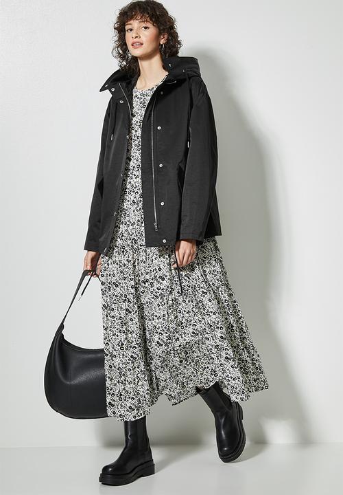 Superbalist - Hooded parka - black