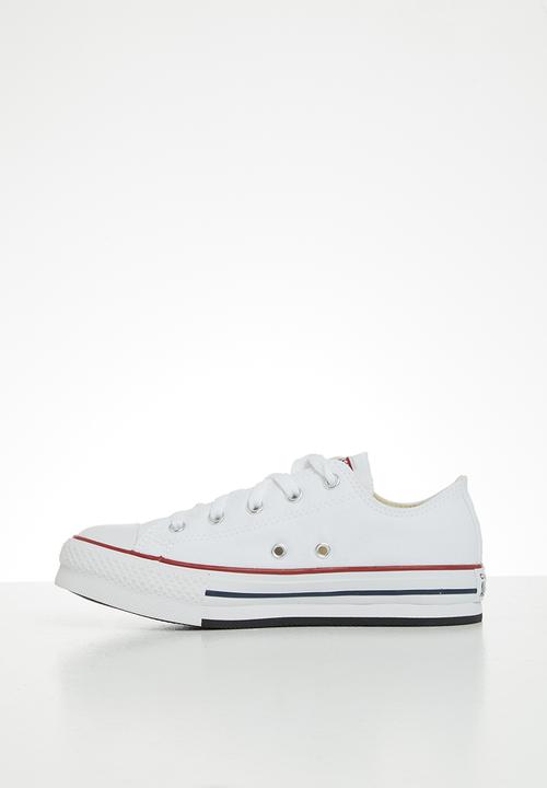 Converse - Chuck taylor all star platform ox - white/garnet/midnight navy