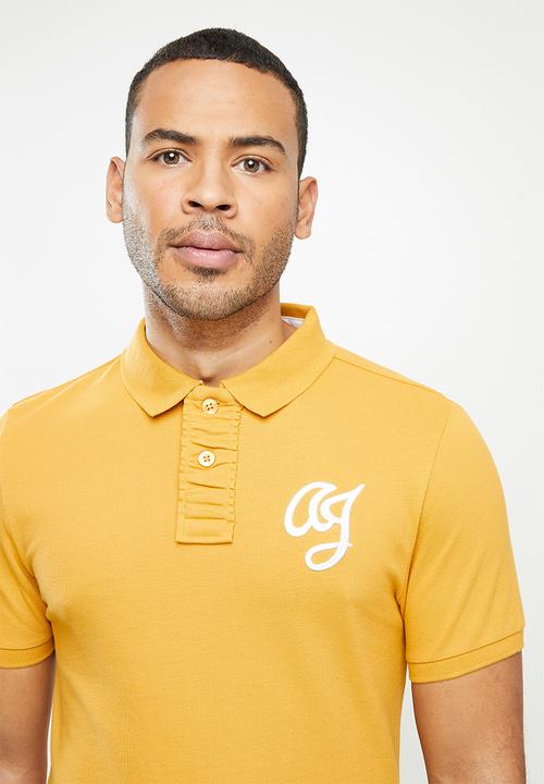 Aca Joe - Aca Joe big logo golfer - mustard