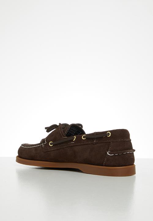 Sebago - Docksides portland suede - dark brown