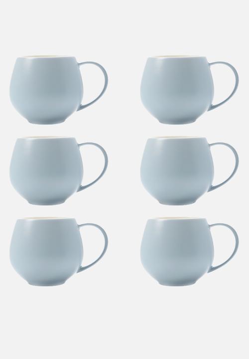 Maxwell & Williams - Cloud tint snug mug - set of 6