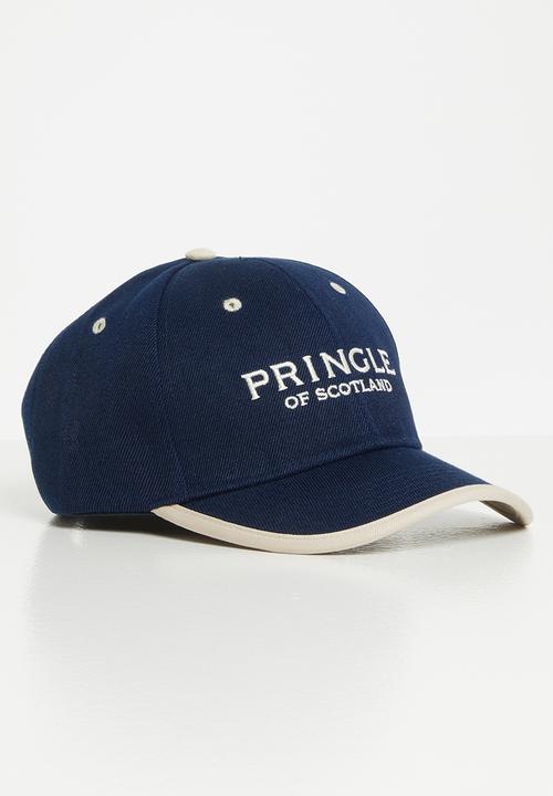 Pringle of Scotland - Pringle a/wool binder cap - navy