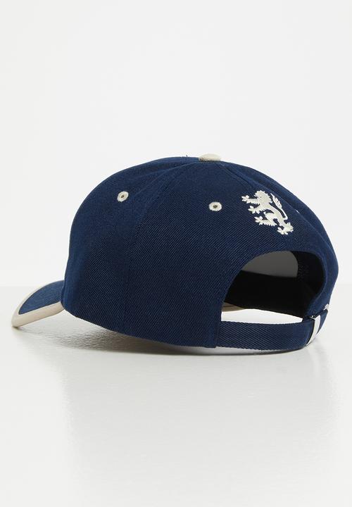 Pringle of Scotland - Pringle a/wool binder cap - navy