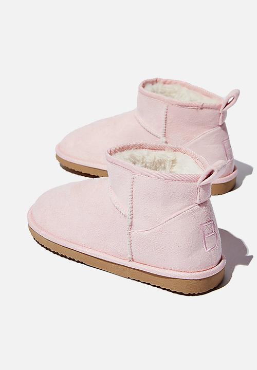 Cotton On - Body super cropped home boot - light pink