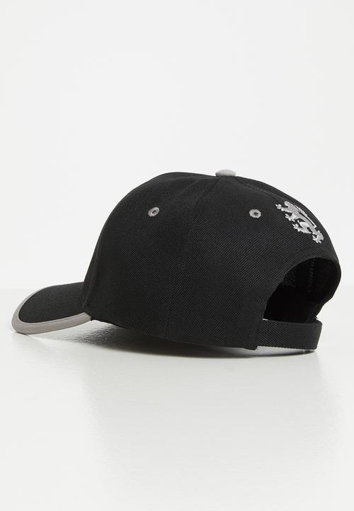 Pringle of Scotland - Pringle a/wool binder cap - black