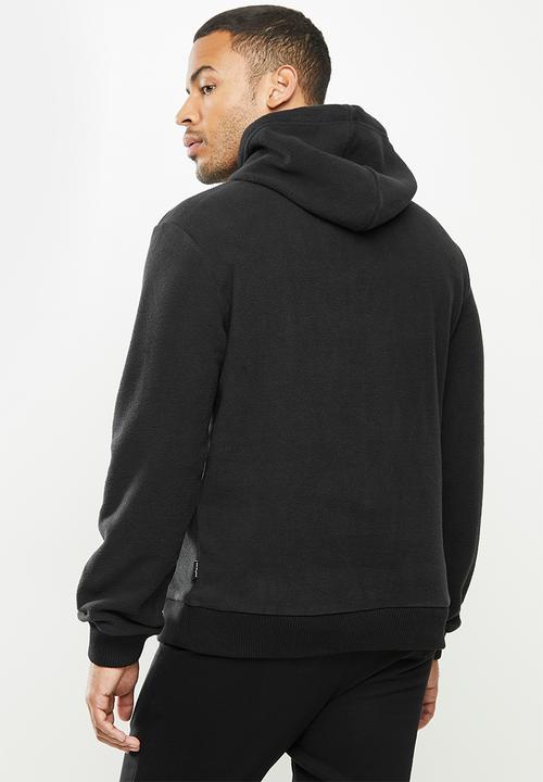 Aca Joe - Aca Joe polar fleece hoodie - charcoal