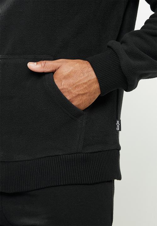 Aca Joe - Aca Joe polar fleece hoodie - charcoal