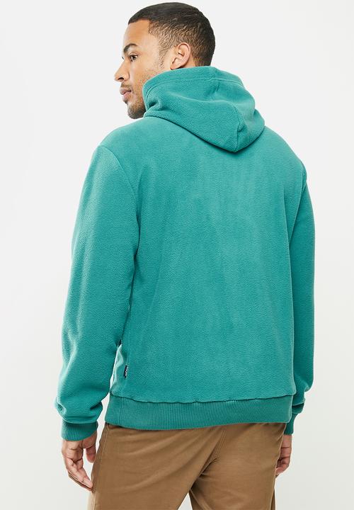 Aca Joe - Aca Joe polar fleece hoodie - turquoise