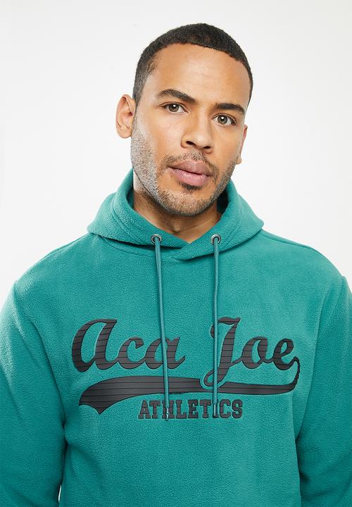 Aca Joe - Aca Joe polar fleece hoodie - turquoise