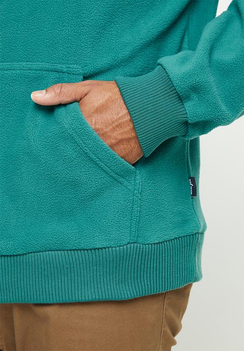 Aca Joe - Aca Joe polar fleece hoodie - turquoise