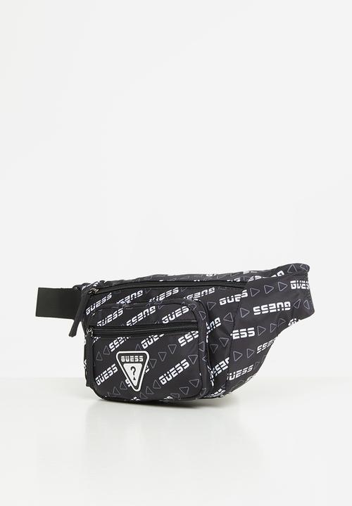 GUESS - Repeat bum bag - black