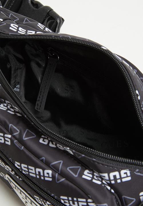 GUESS - Repeat bum bag - black