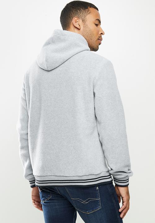 Aca Joe - Aca Joe polar fleece hoodie - grey