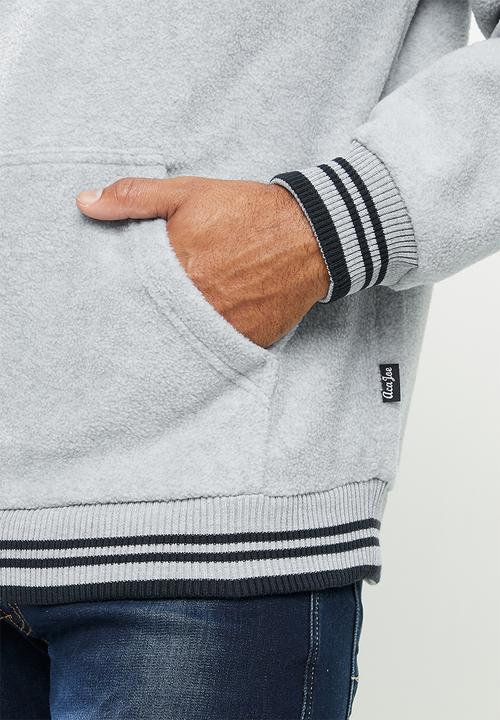 Aca Joe - Aca Joe polar fleece hoodie - grey