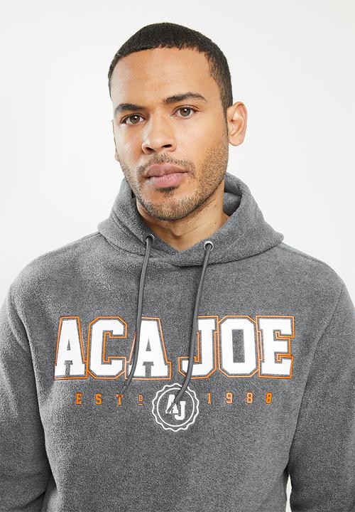 Aca Joe - Aca Joe polar fleece hoodie - dark grey 