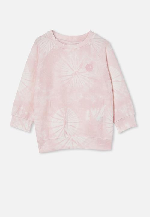 Cotton On - Milly long sleeve lounge set - super soft tie dye/pink quartz