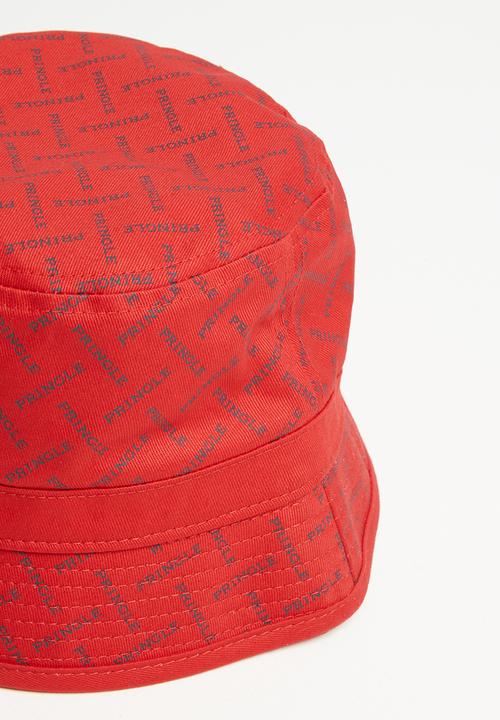 Pringle of Scotland - Pringle daniel bucket hat - red
