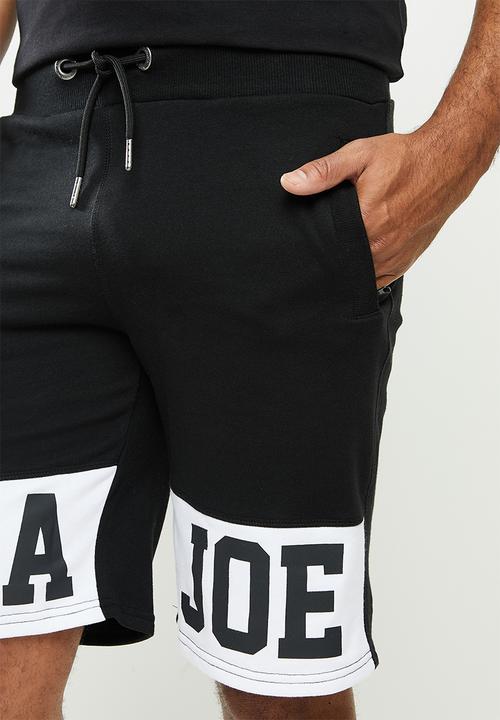 Aca Joe - Aca Joe unbrushed 2.b fleece shorts - black