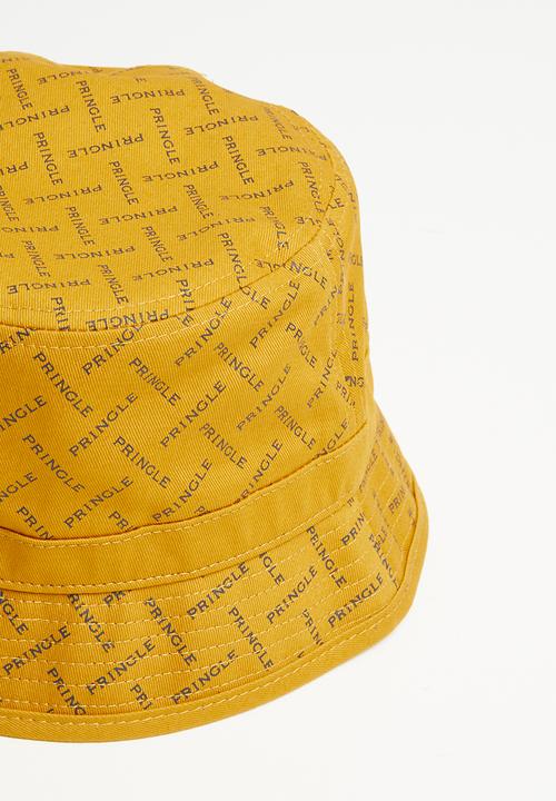 Pringle of Scotland - Pringle daniel bucket hat - mustard