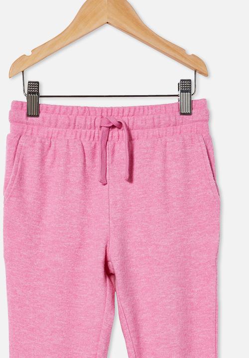 Cotton On - Super soft marlo trackpant - pink gerbera marle