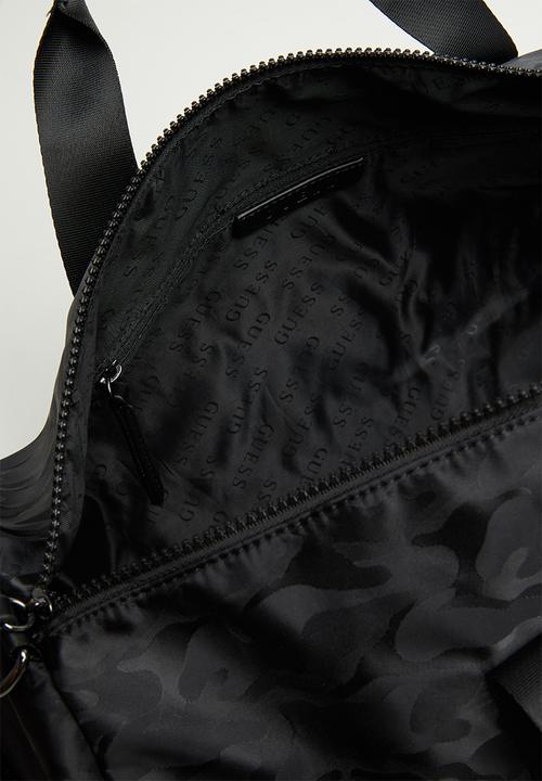 GUESS - Dyson round duffle - black