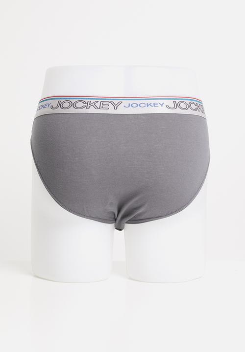 Jockey - 3 Pack plain new gen jockey brief - multi 