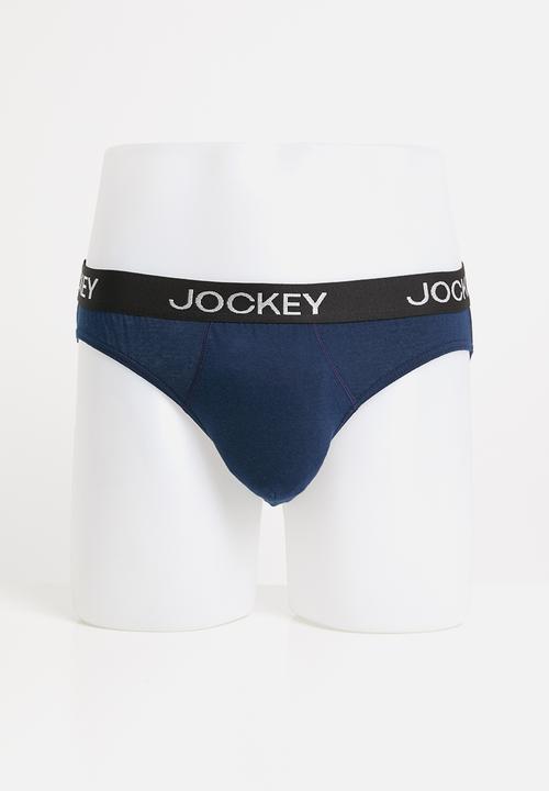 Jockey - 5 Pack value brief - blue & red 