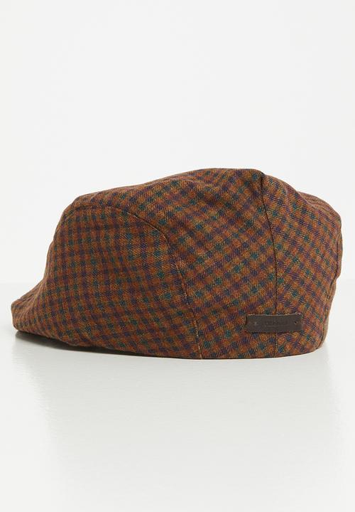 Pringle of Scotland - Pringle joe driver cap - brown