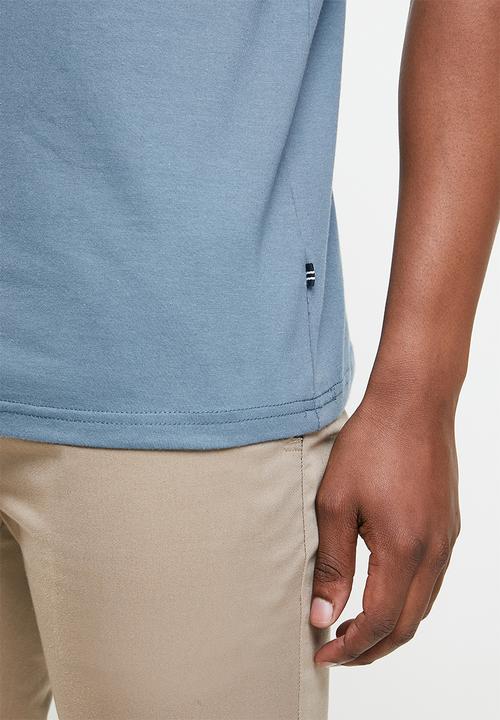 Nautica - Metallic logo tee - blue