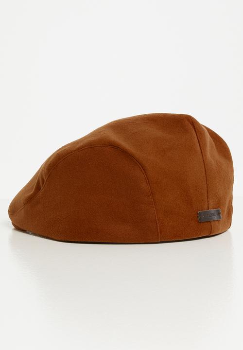 Pringle of Scotland - Pringle milton driver cap - rust