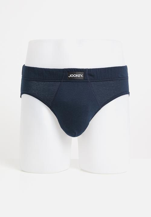 Jockey - 3 Pack plain fashion brief - navy