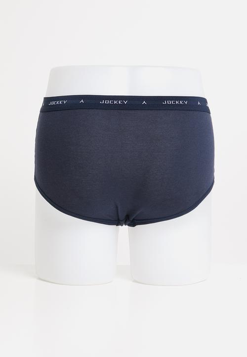 Jockey - 3 Pack rib y-front briefs - multi 