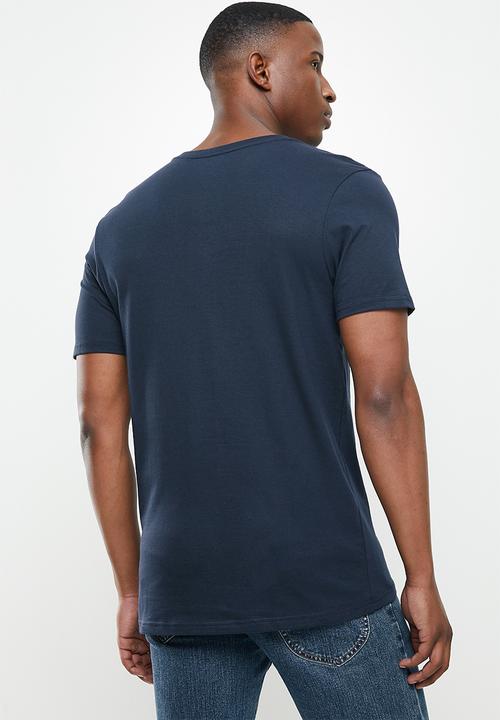 Nautica - Logo with signal flags tee - navy